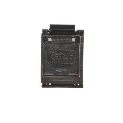 RJ45 computer socket insert category 6 unshielded (UTP) black