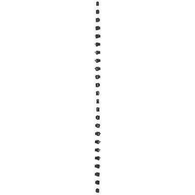 RJ45 computer socket insert category 6 unshielded (UTP) black