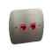 RJ45 double computer socket cat. 5e satin (metallic)