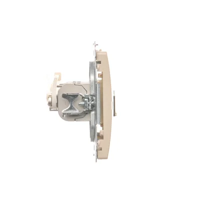RJ45 kat. 6 počítačová zásuvka, dvojité stínění, béžová