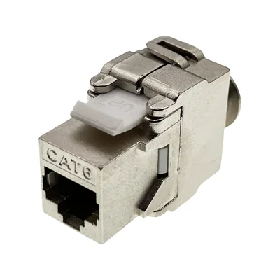 RJ45 STP cat. 6 keystone jack, tool-free, shielded Q-LANTEC