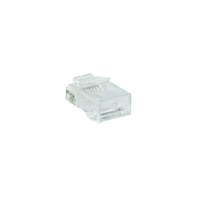 RJ45 UTP category 6 universal pass-through plug (8P8C)