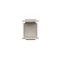 RJ45/RJ12 plug hole cover for the data communication socket cover, satin (metallic)