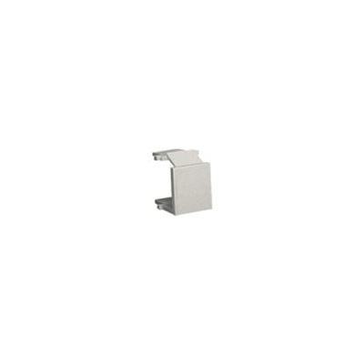 RJ45/RJ12 plug hole cover for the data communication socket cover, satin (metallic)