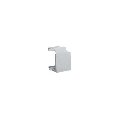 RJ45/RJ12-Steckerlochabdeckung für Datenkommunikations-Buchsenabdeckung, Aluminium (metallisch)