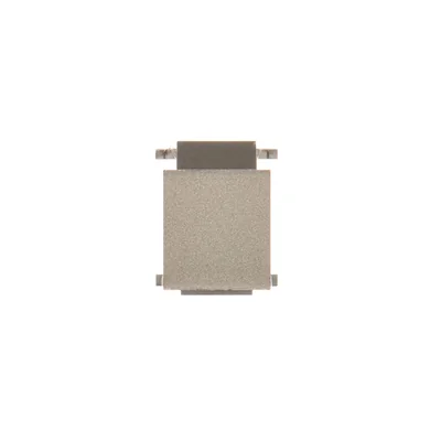 RJ45/RJ12-Steckerlochabdeckung für die Datenkommunikationsbuchsenabdeckung, satiniert (metallisch)
