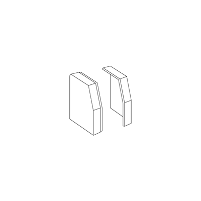 RK Side covers 110mm light grey