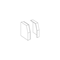 RK Side covers 190mm white