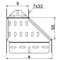 RKLJ200/100H60 Redukcja lewa gr. blachy - 1 mm