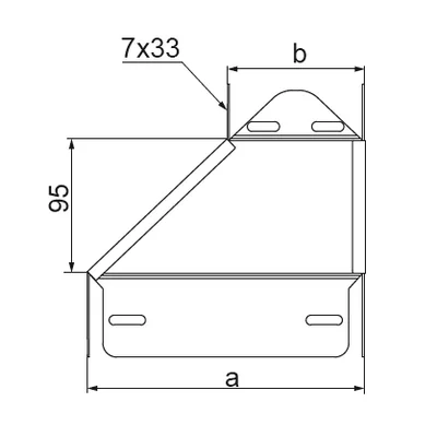 RKPBJ200/100H50 Redukcja prawa gr. blachy - 1 mm