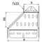 RKPJ400/300H60 Épaisseur de tôle de réduction droite - 1 mm