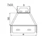 RKSBJ150/100H50 Épaisseur de tôle à réduction symétrique - 1 mm
