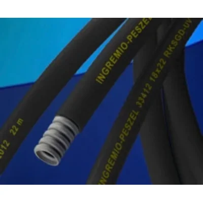 RKSGD-UV E40/25m schwarzes Wellrohr mit Fernbedienung. Außendurchmesser 40 mm, Innendurchmesser 32 mm /in einer 25-m-Rolle/