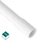RLM / PVC-U pipe with flare, white, 320N, 20 m long (20 pcs/pack)