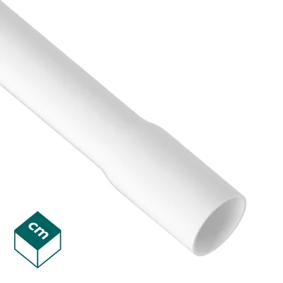 RLM / PVC-U-Rohr mit Bördelung, weiß, 320N, 20 m lang (20 Stück/Packung)