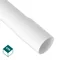 RLM / PVC-U-Rohr mit Bördelung, weiß, 320N, 28 mm lang, 2 m (10 Stück/Packung)