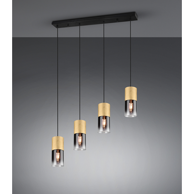 ROBIN Suspension, quadruple lamelle, laiton mat