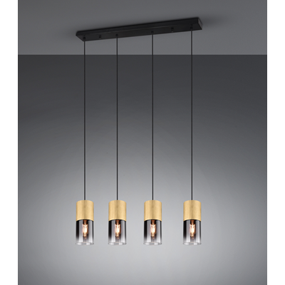 ROBIN Suspension, quadruple lamelle, laiton mat