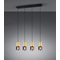 ROBIN Suspension, quadruple lamelle, laiton mat