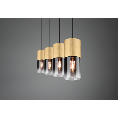 ROBIN Suspension, quadruple lamelle, laiton mat
