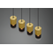 ROBIN Suspension, quadruple lamelle, laiton mat