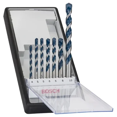 Robust Line CYL-5 7-piece concrete drill bit set 4; 5; 5; 6; 6; 8; 10 mm