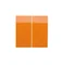 Rockers for switches/double pushbuttons, orange