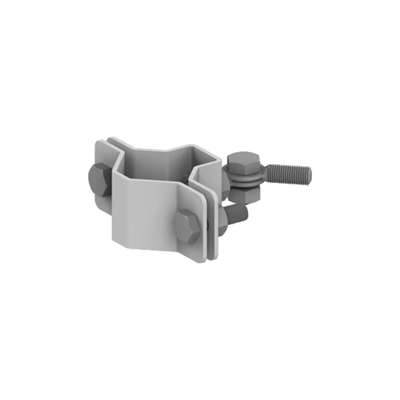 Rod holder with a diameter of 50-60mm with an articulated connector, hot-dip galvanized
