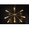 ROD Nine-point gold pendant lamp