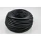 Rohr, flexibel, gewellt, Durchmesser 14/11 mm, Polyethylen, schwarz