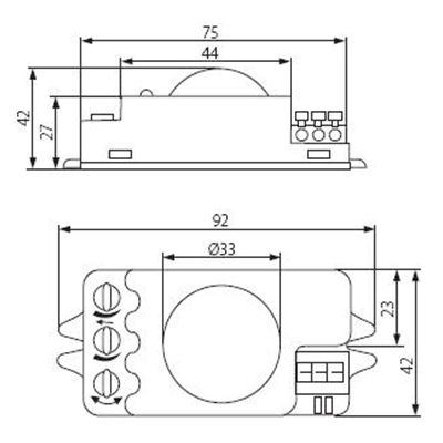 ROLF JQ-L microwave motion sensor