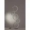 Rondo Lampada da terra 115cm 36W 3000K 4700lm LED integrato IP20 nero