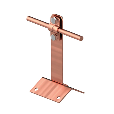 Roof-gable bracket, height 12cm, copper screw