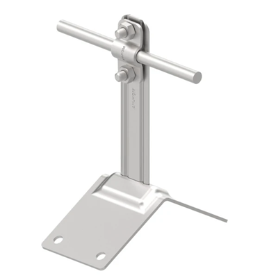 Roof-gable holder, height 12cm, stainless steel screw