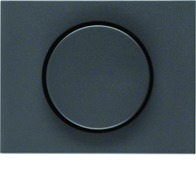 Rotary dimmer plate - Anthracite mat