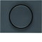Rotary dimmer plate - Anthracite mat