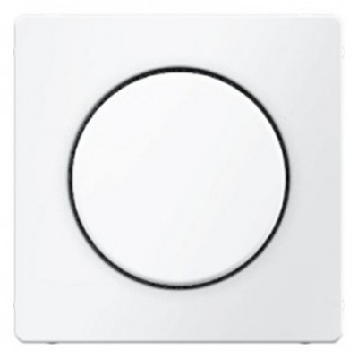 Rotary dimmer plate - White velvet