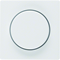 Rotary dimmer plate - White velvet