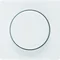 Rotary dimmer plate - White velvet