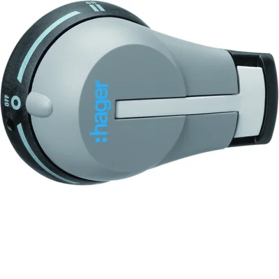 Rotary drive locked in 3 positions