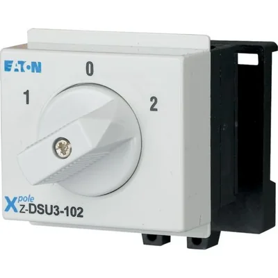 Rotary switch 3 pole changeover 1-0-2, Z-DSU3-102