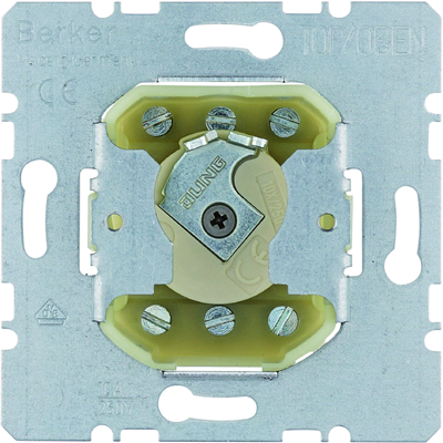 Rotary universal (stair) connector with a key for a cylinder lock