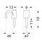 Round cable holder 6 mm FLOP-6