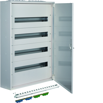 Rozdzielnica kompletna 4x24modułowy +zaciski PE/N IP30/I kl.n/t