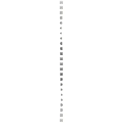 Розетка антени R-TV прохідна (модуль) затухання TV і R 10 дБ біла