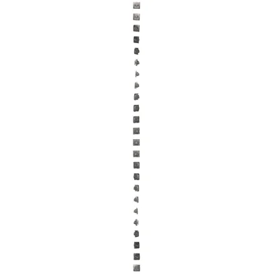 Розетка антени сателіт подвійна кінцева SAT-SAT-RTV (модуль) inox (металік)