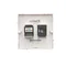 Розетка комп'ютерна RJ45 cat.5e + RJ12 (модуль) біла