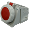 Розетка силова стаціонарна 16A 4p IP67