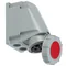 Розетка стаціонарна IP67 без сальника 63A 400V 3P+E