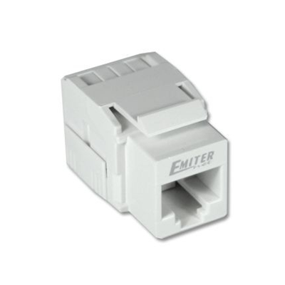 Розетка UTP RJ45 категорії 5e Keystone біла